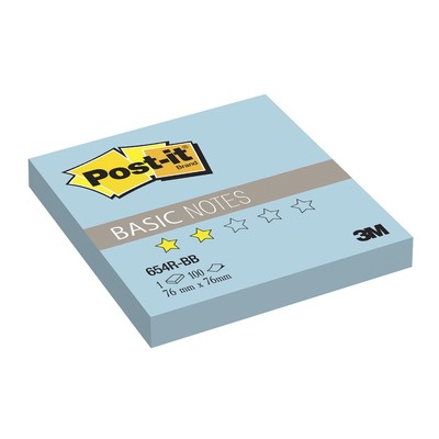 - Post-it Basic 654R-BB, , 7676 , 100 