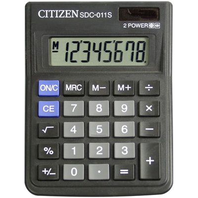   CITIZEN . SDC-011S 8 . Dual Power