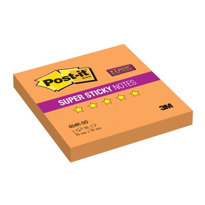 - Post-it Super Sticky 654R-SO,7676 , 90.