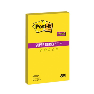 - Post-it Super Sticky 1623R-SY, 150228,   90 