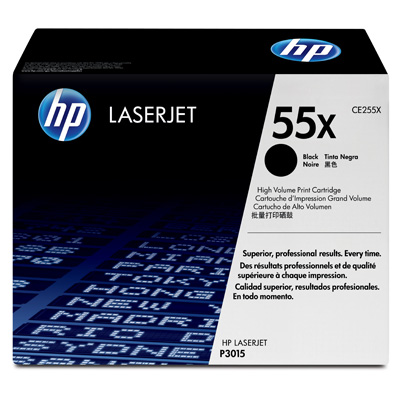   HP 55X CE255X . ..  LJ P3015d