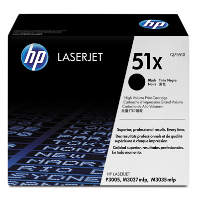   HP 51X Q7551X . ..  P3005/M303