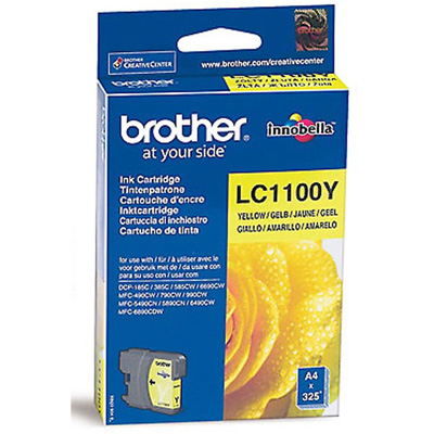   Brother LC1100Y .  DCP-385C, MFC-990CW