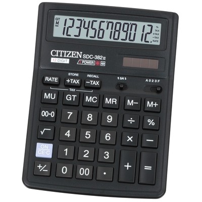   CITIZEN . SDC-382II,12 ,Dual Power,TAX