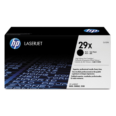   HP 29X C4129X . ..  LJ 5000