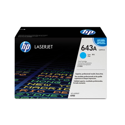   HP 643A Q5951A .  CLJ 4700