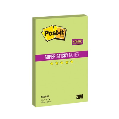 - Post-it Super Sticky 1623R-SG, 150228,   90 