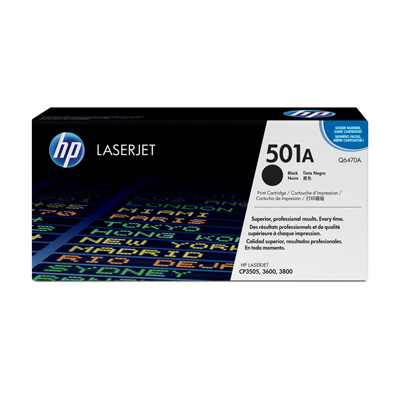   HP 501A Q6470A .  CLJ CP3505/3600